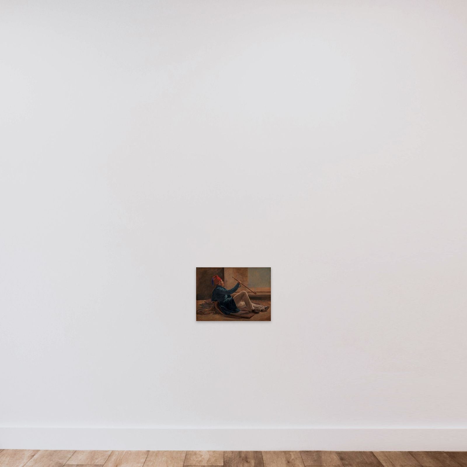 Arkitekten Gottlieb Bindesbøll unframed — shown to scale