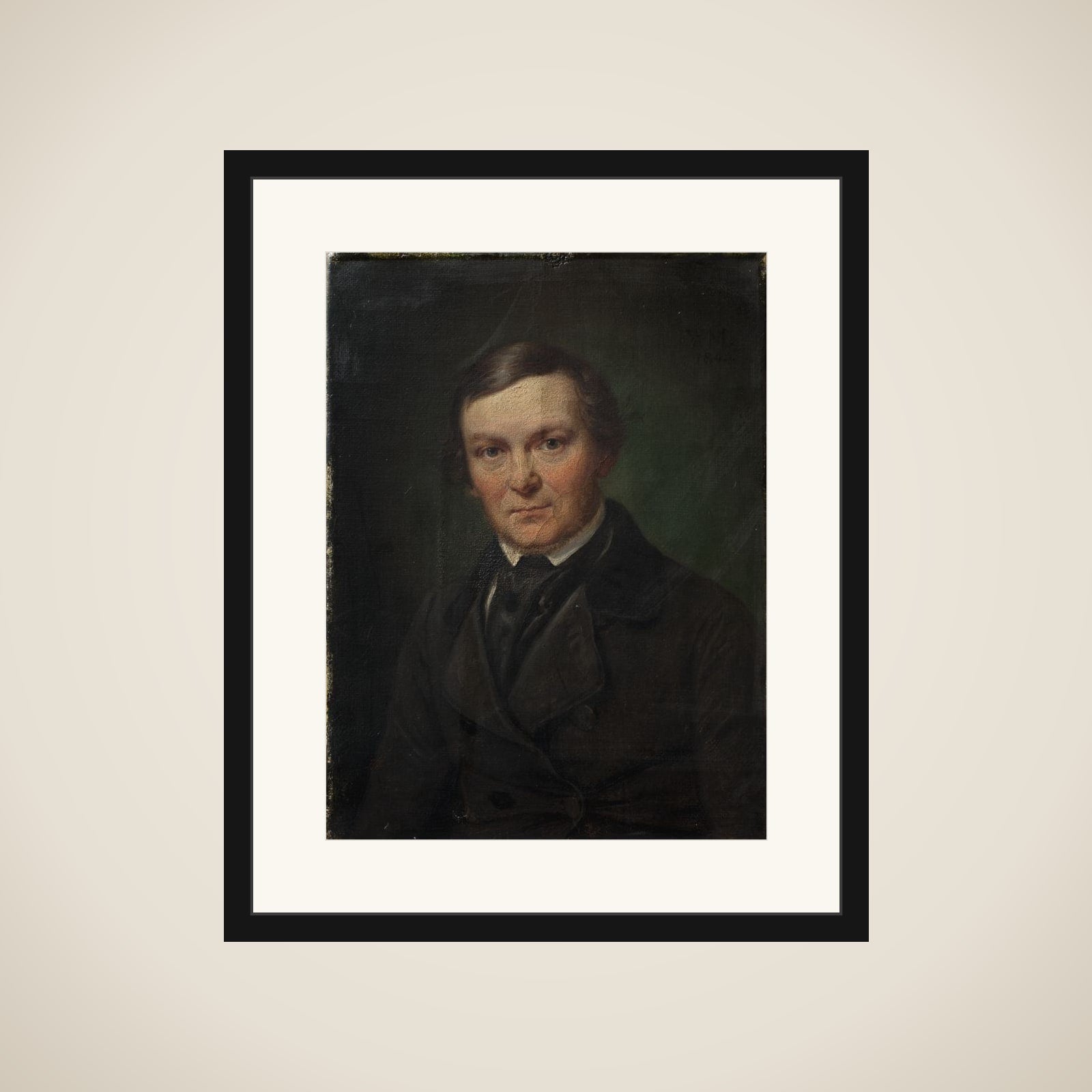 Arkitekten Gottlieb Bindesbøll framed