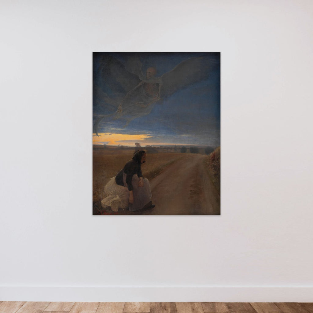 Aften unframed — shown to scale