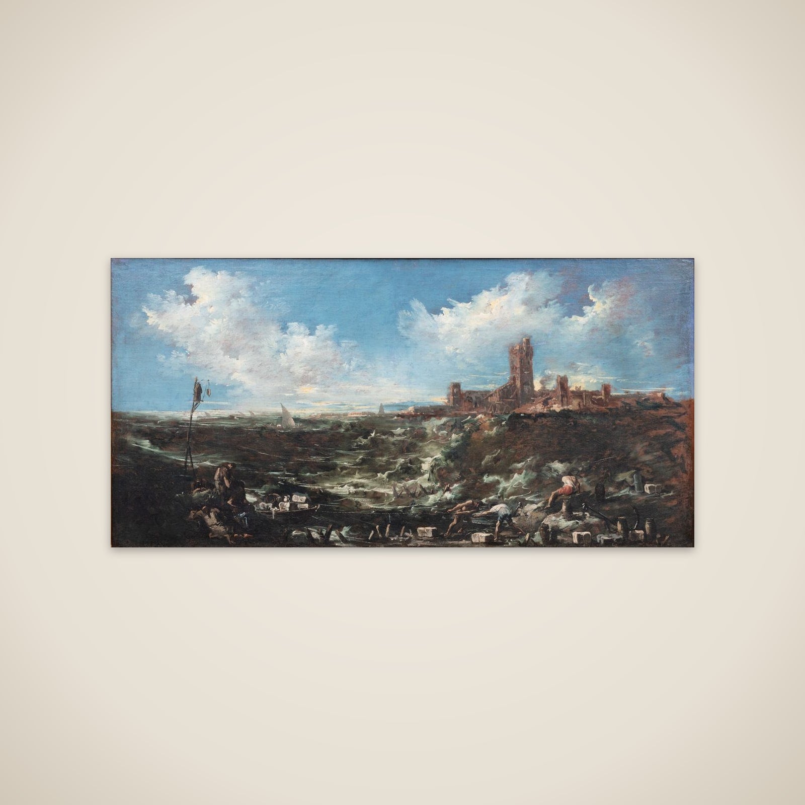 Munkenes bøn ved havet unframed print