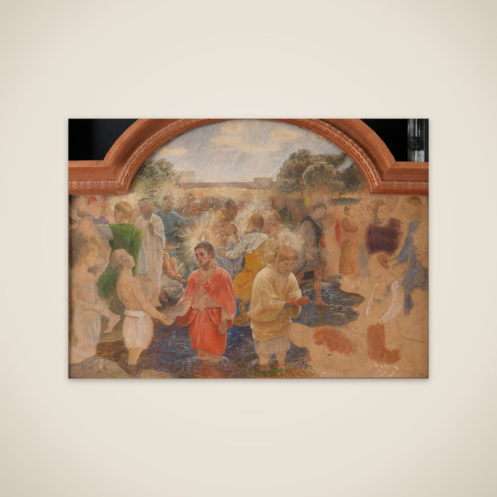 Dåben på Pinsedag unframed print