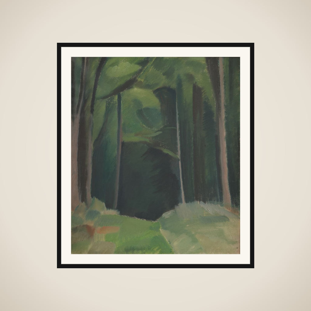 Skovinteriør framed