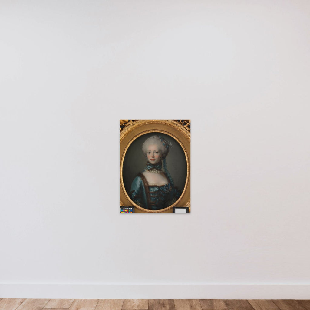 Grevinde Eleonora Agnes Scheel, f. Raben unframed — shown to scale