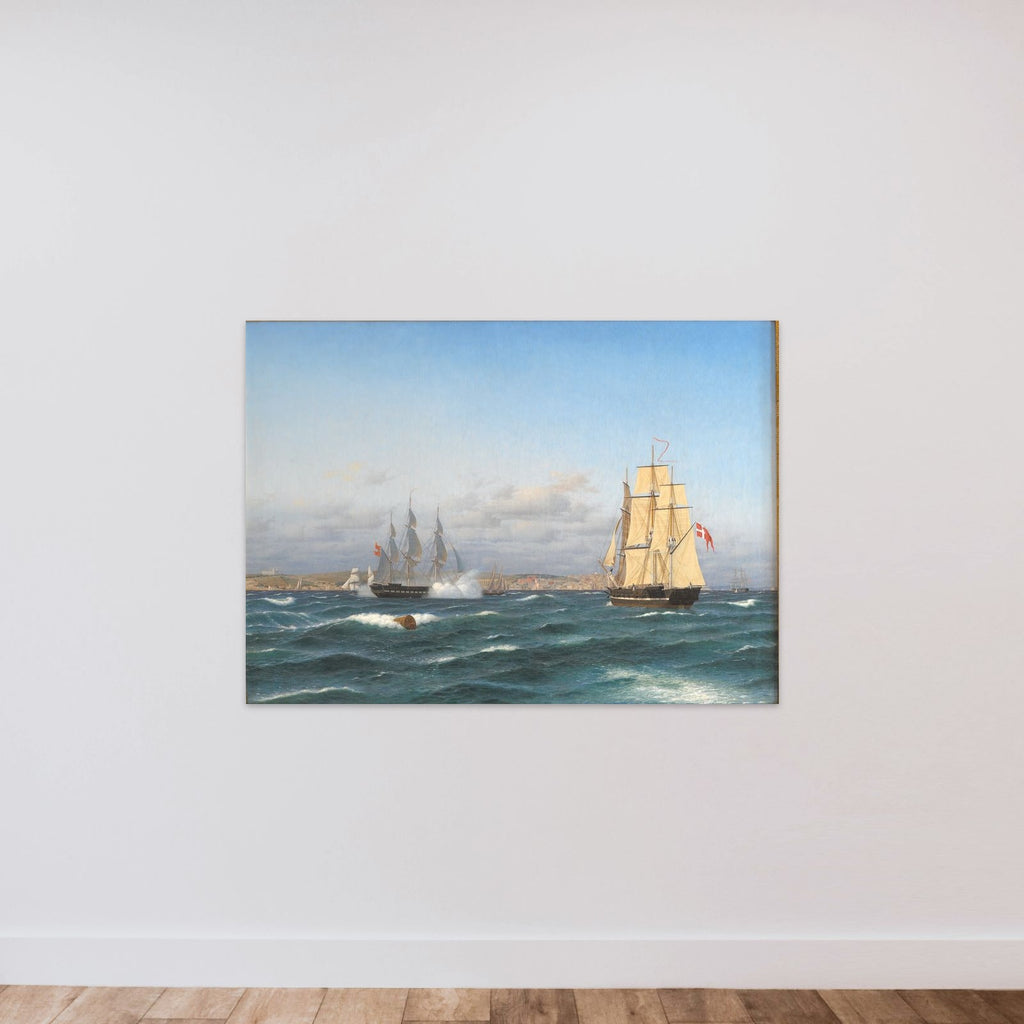 Lissabons rhed unframed — shown to scale