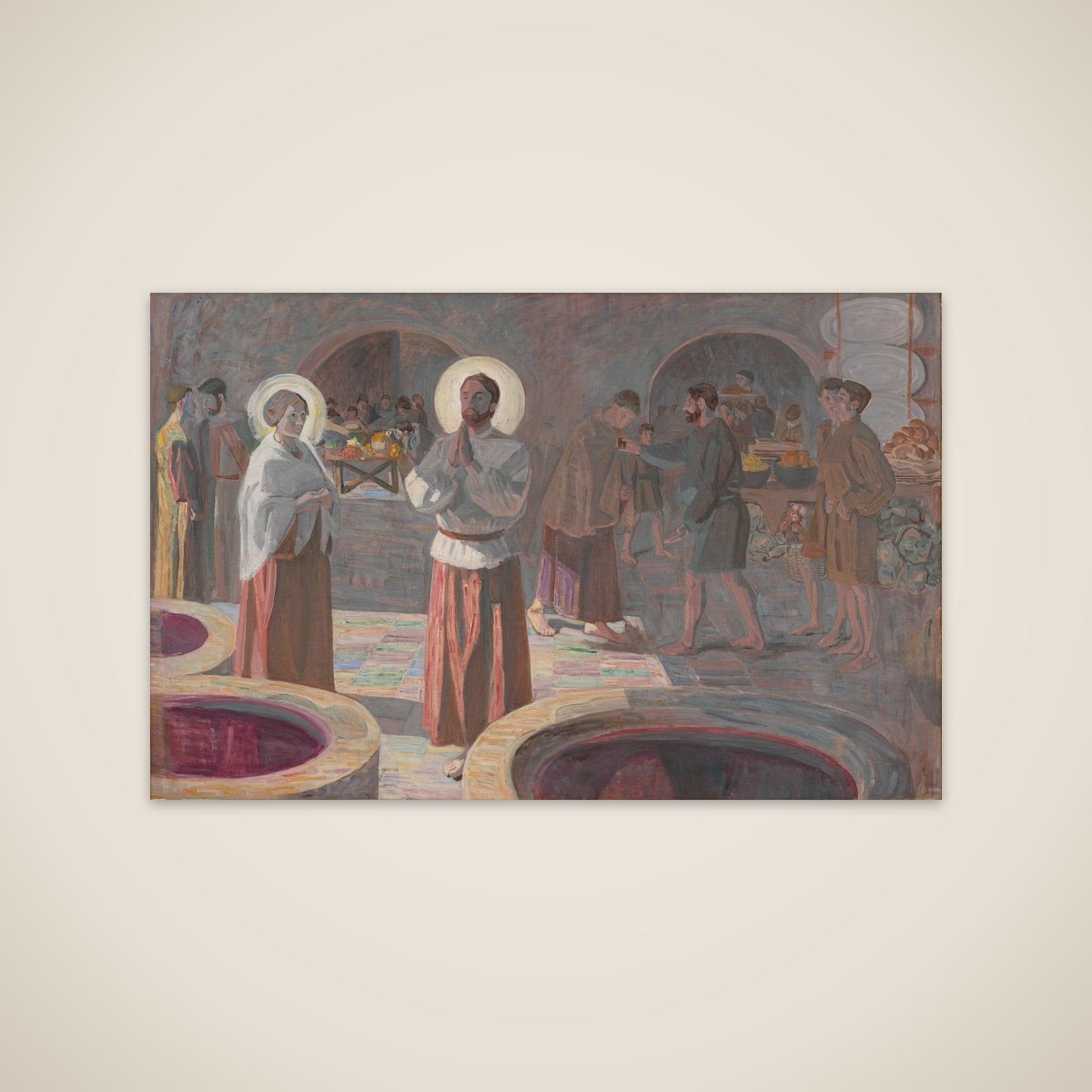 Brylluppet i Kana unframed print