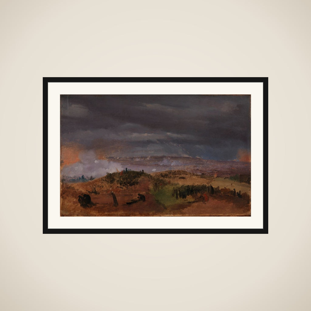 Slaget ved Isted den 25. juli 1850. Studie framed