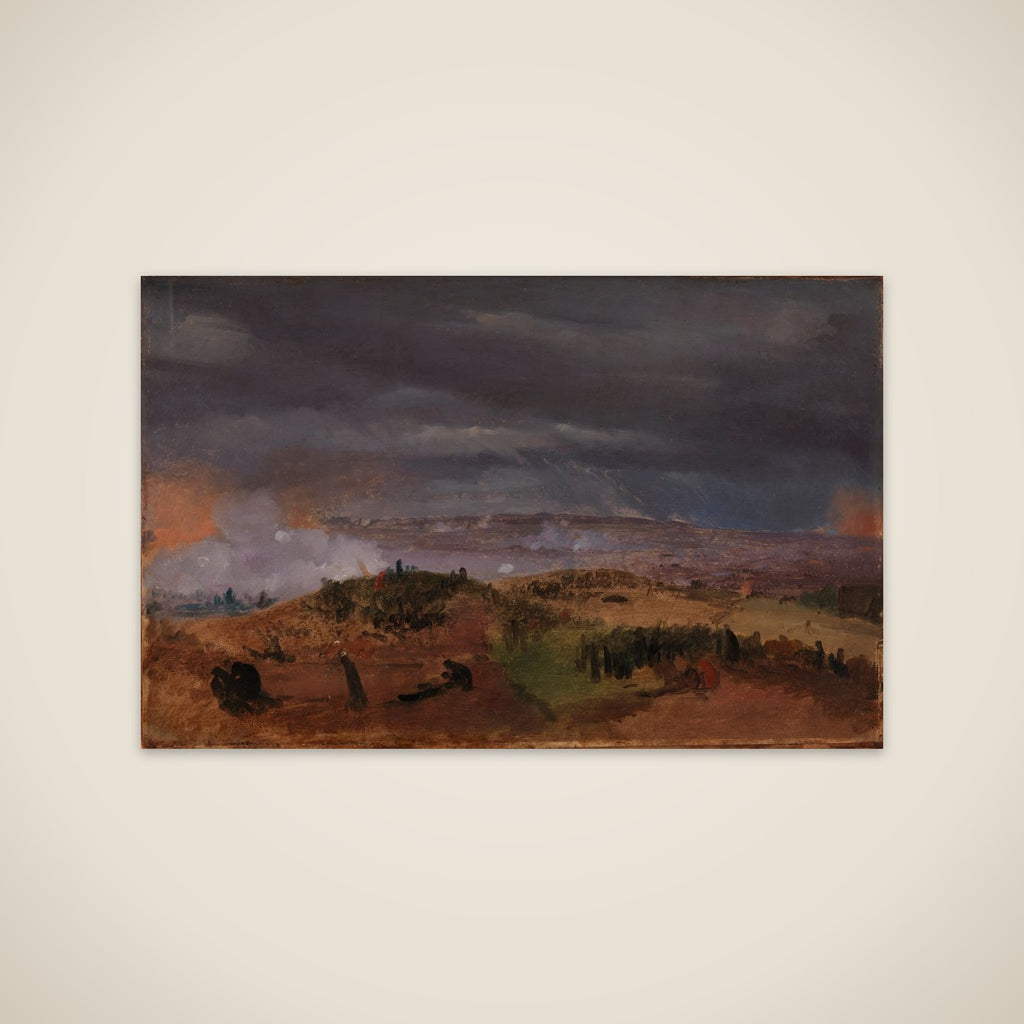Slaget ved Isted den 25. juli 1850. Studie unframed print