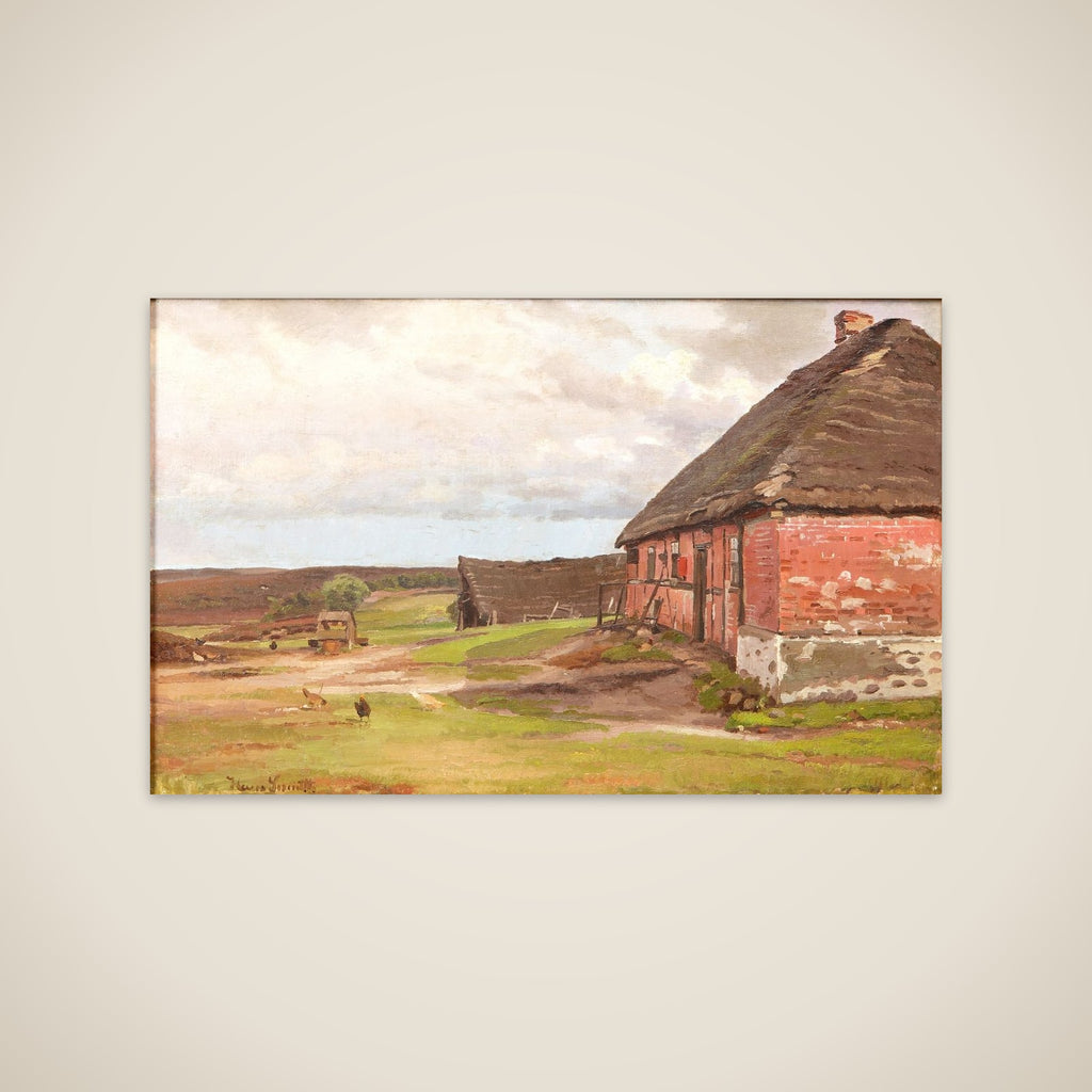 Et hus på Alheden unframed print