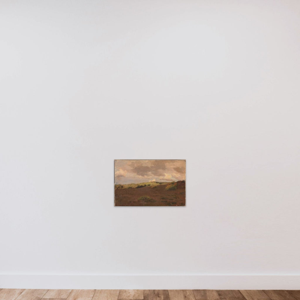 Hedelandskab. Efterår unframed — shown to scale