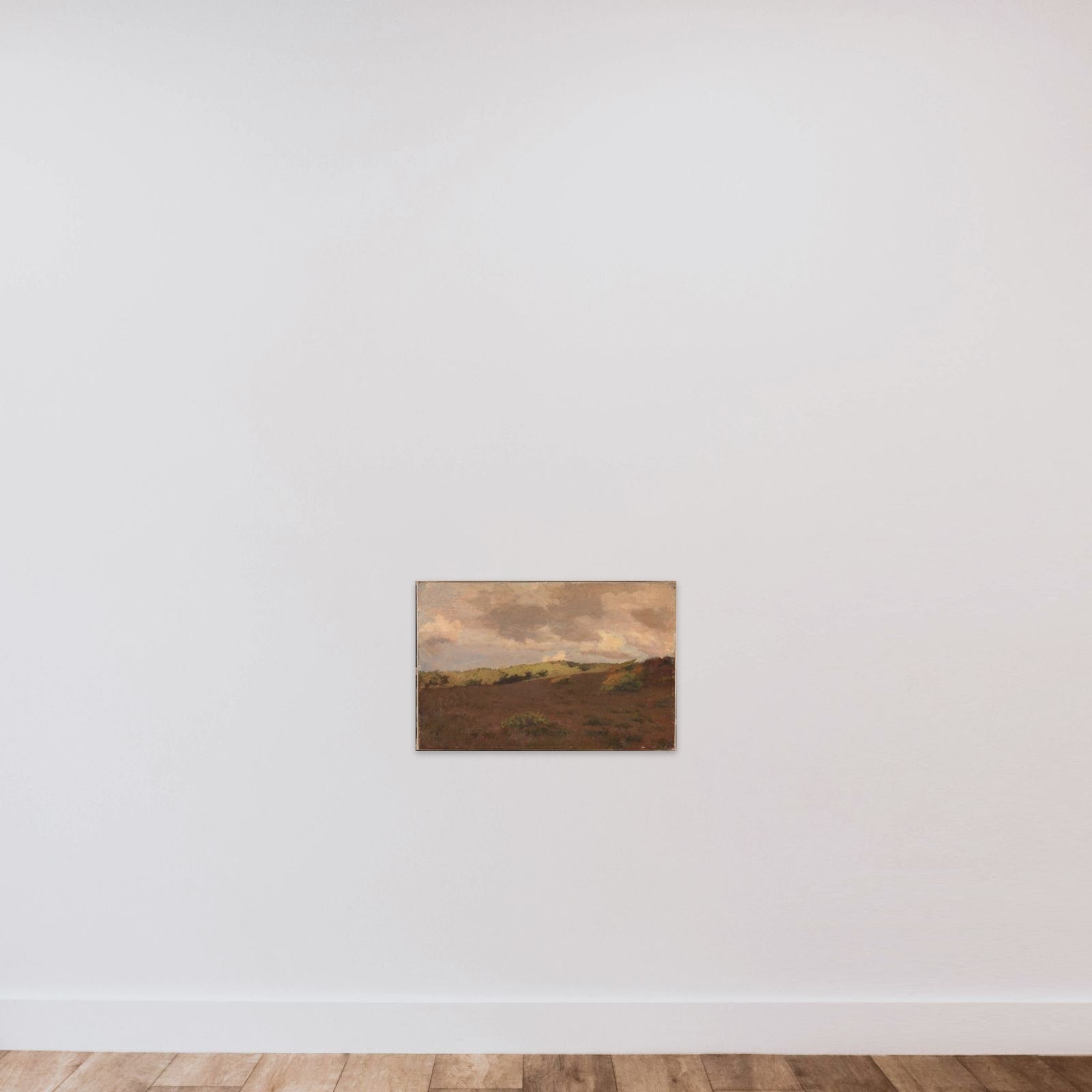 Hedelandskab. Efterår unframed — shown to scale