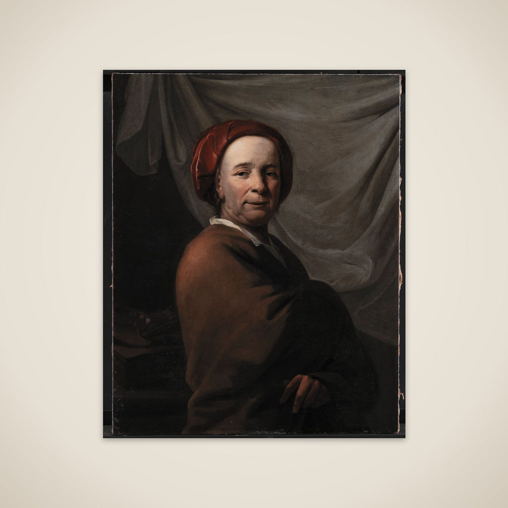 Den tyske maler Michael Gehrmann (?) / Den svenske maler Carl Gustaf Pilo (?) unframed print