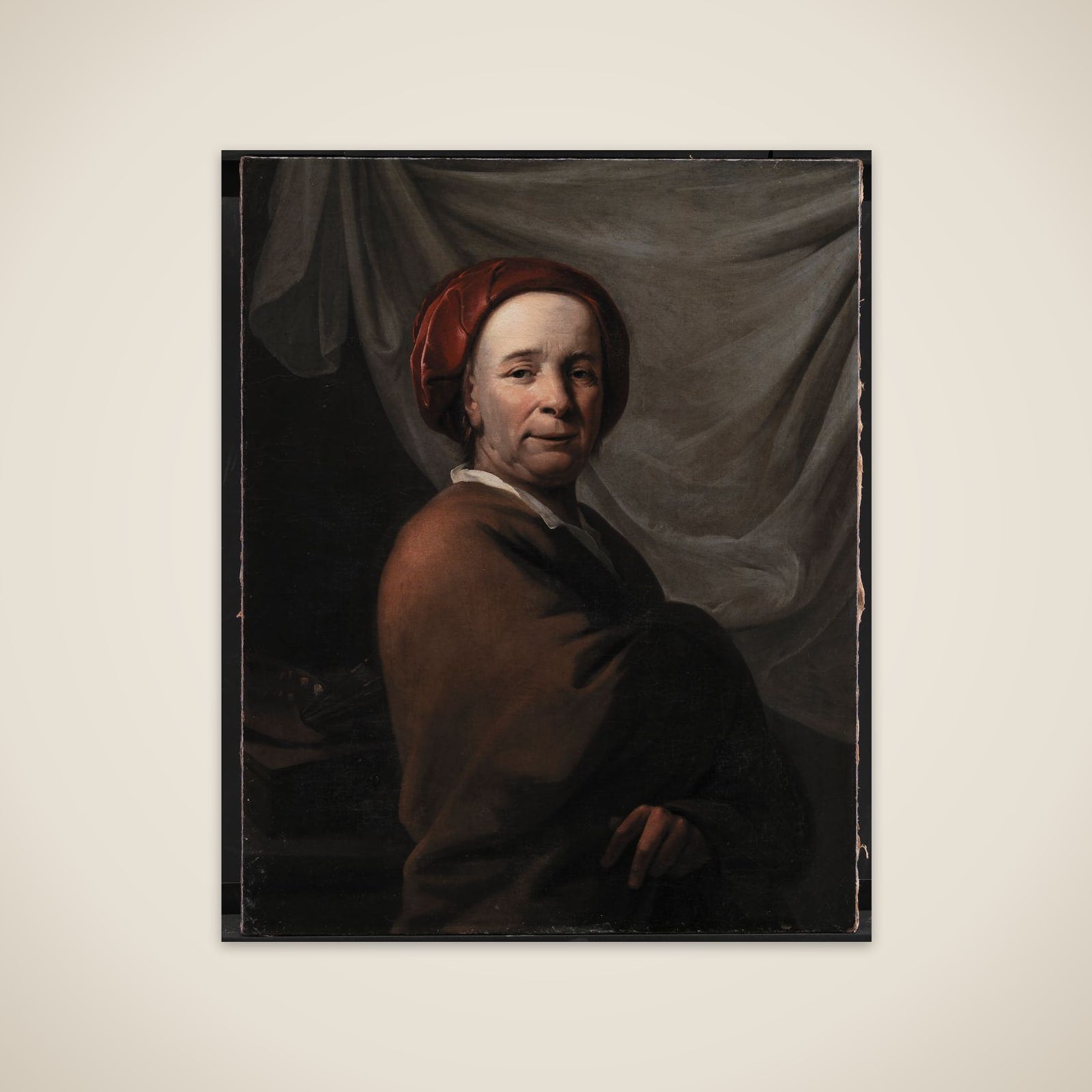 Den tyske maler Michael Gehrmann (?) / Den svenske maler Carl Gustaf Pilo (?) unframed print