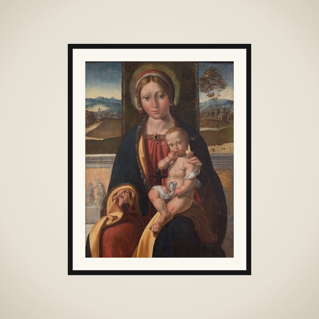 Madonna med Barnet framed