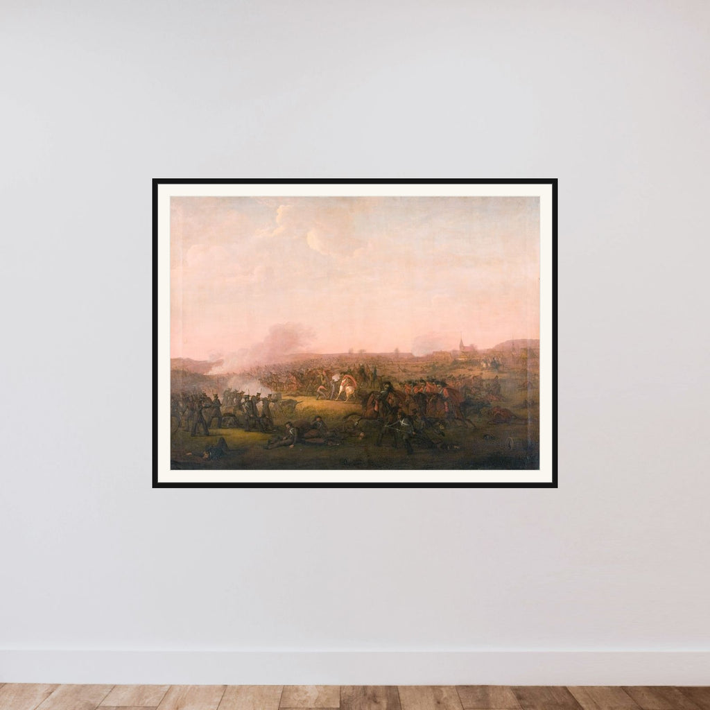 Slaget ved Sehested framed — shown to scale