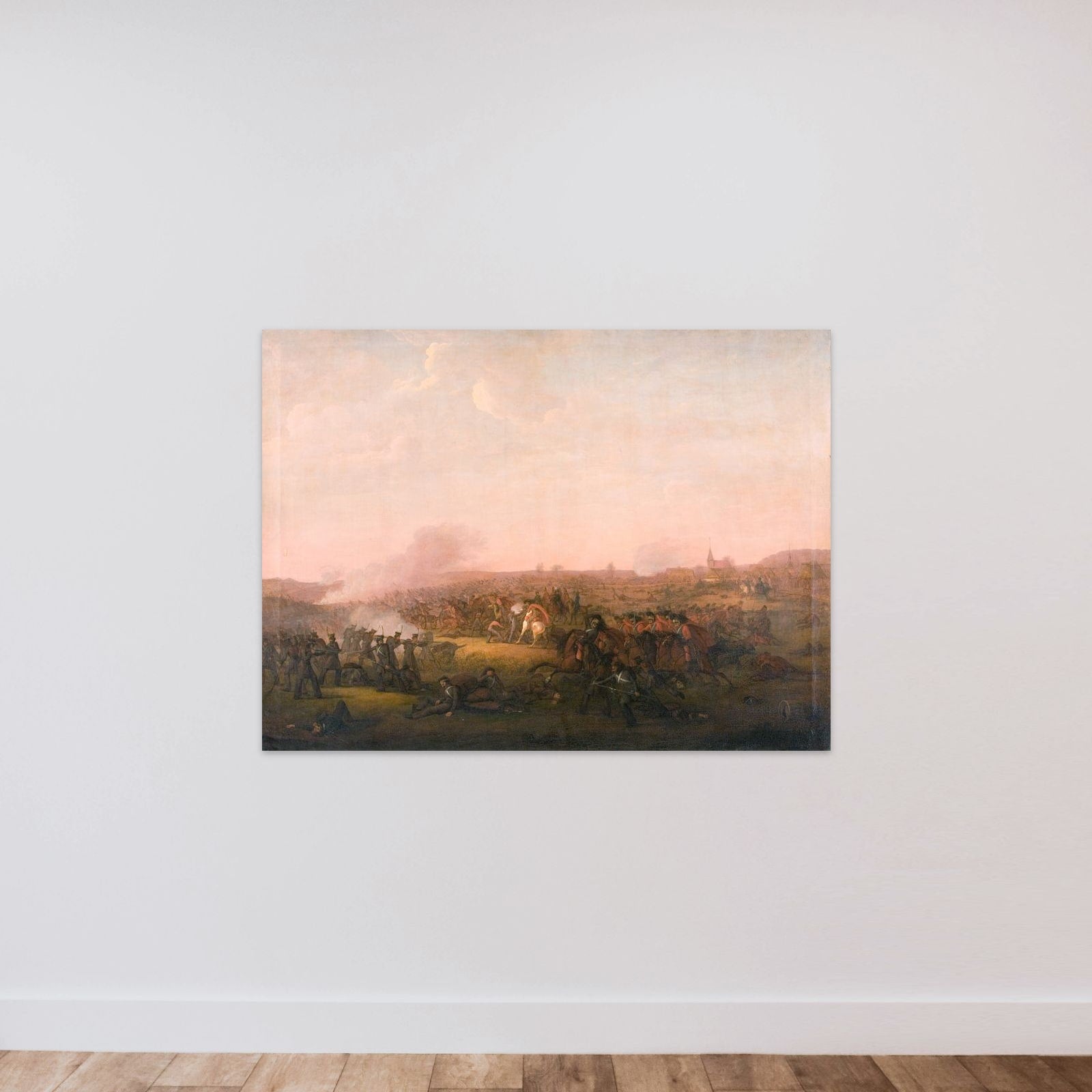 Slaget ved Sehested unframed — shown to scale