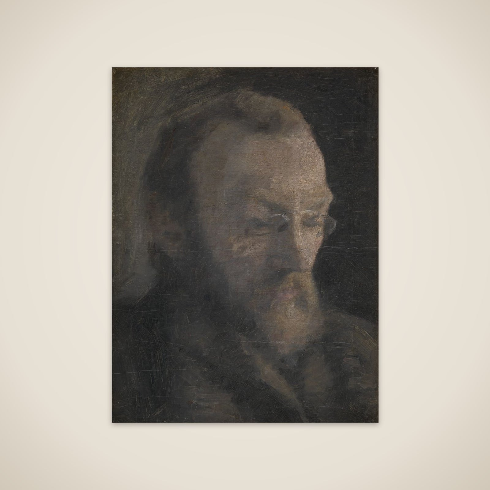 Kunsthistoriker, senere museumsdirektør Karl Madsen unframed print