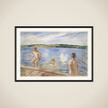Badende drenge framed