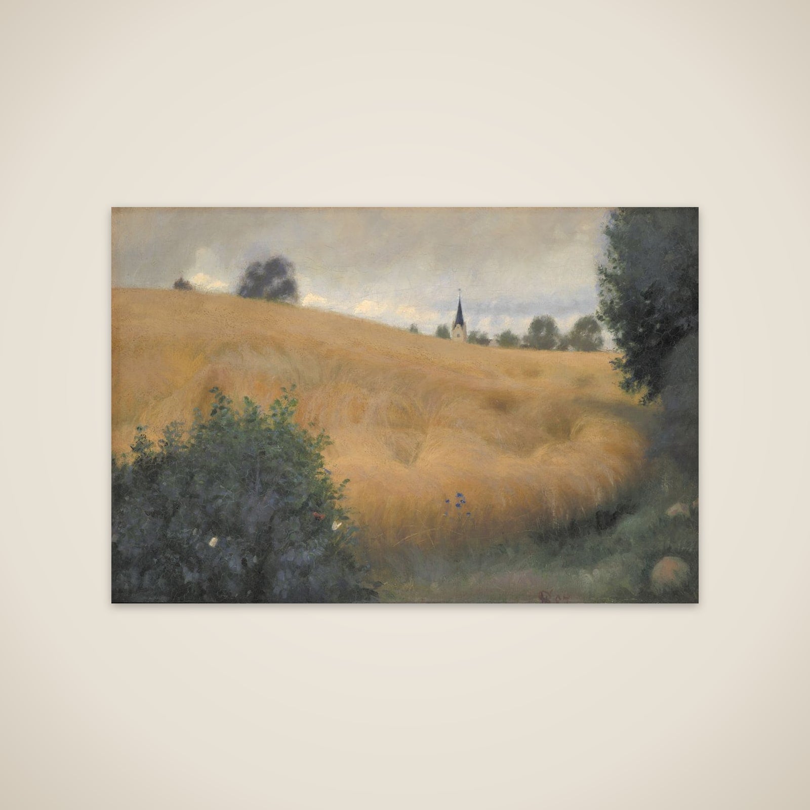 Rugmark ved Svanninge unframed print