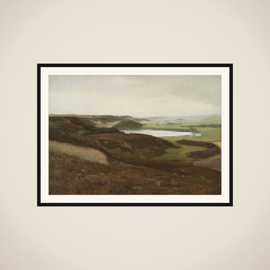 Landskab fra Bryrupegnen framed