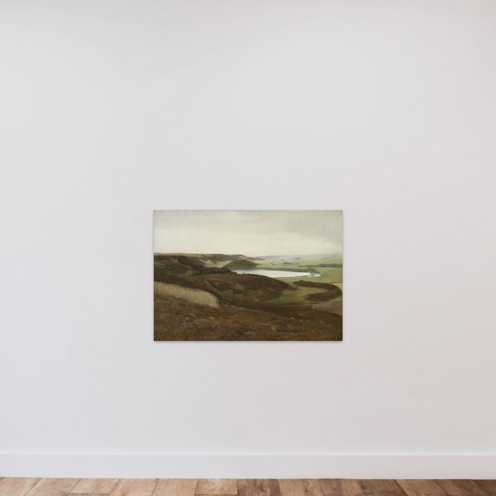Landskab fra Bryrupegnen unframed — shown to scale