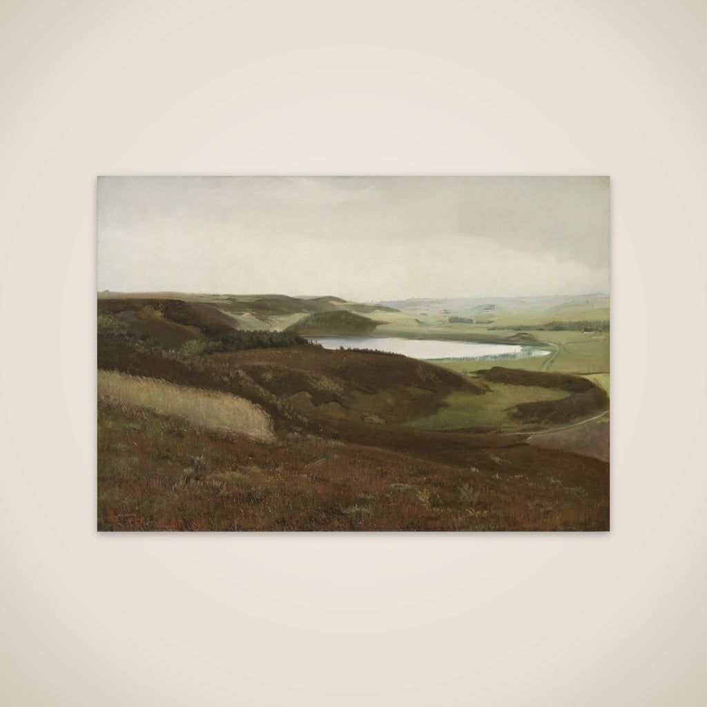 Landskab fra Bryrupegnen unframed print