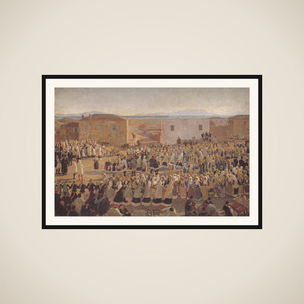 Kvindedansen i Megara framed