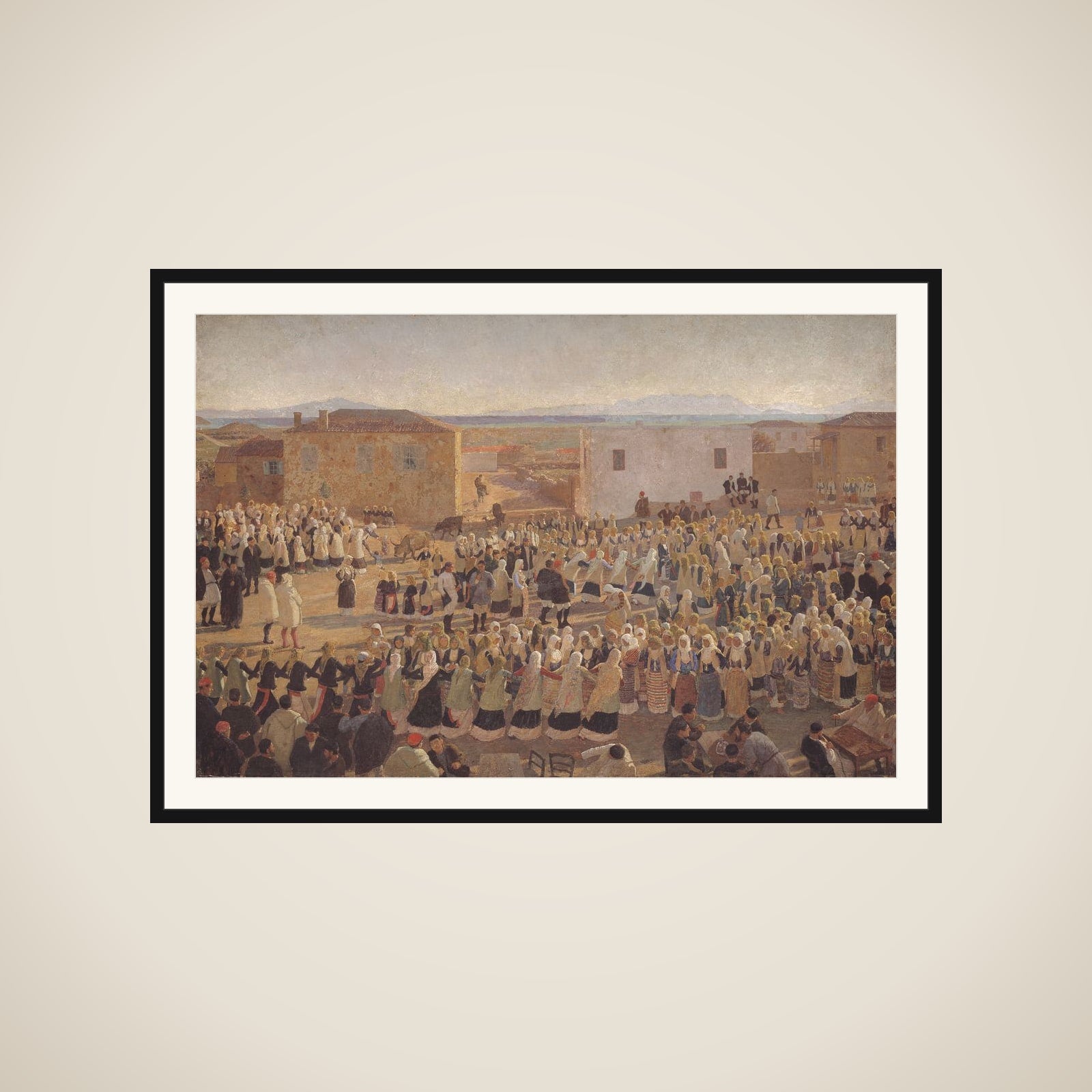 Kvindedansen i Megara framed