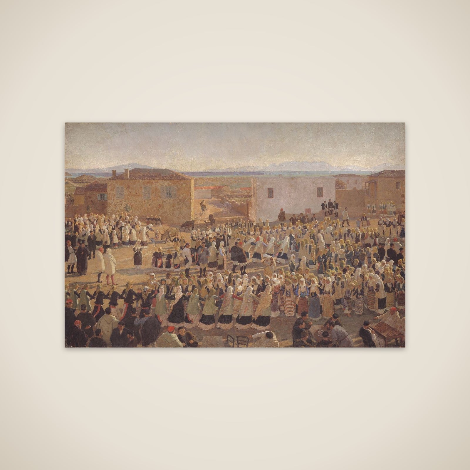 Kvindedansen i Megara unframed print