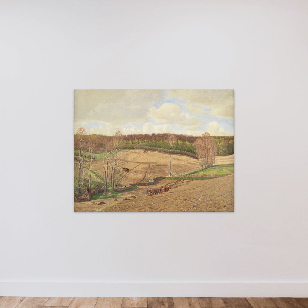 Ved forårstid unframed — shown to scale