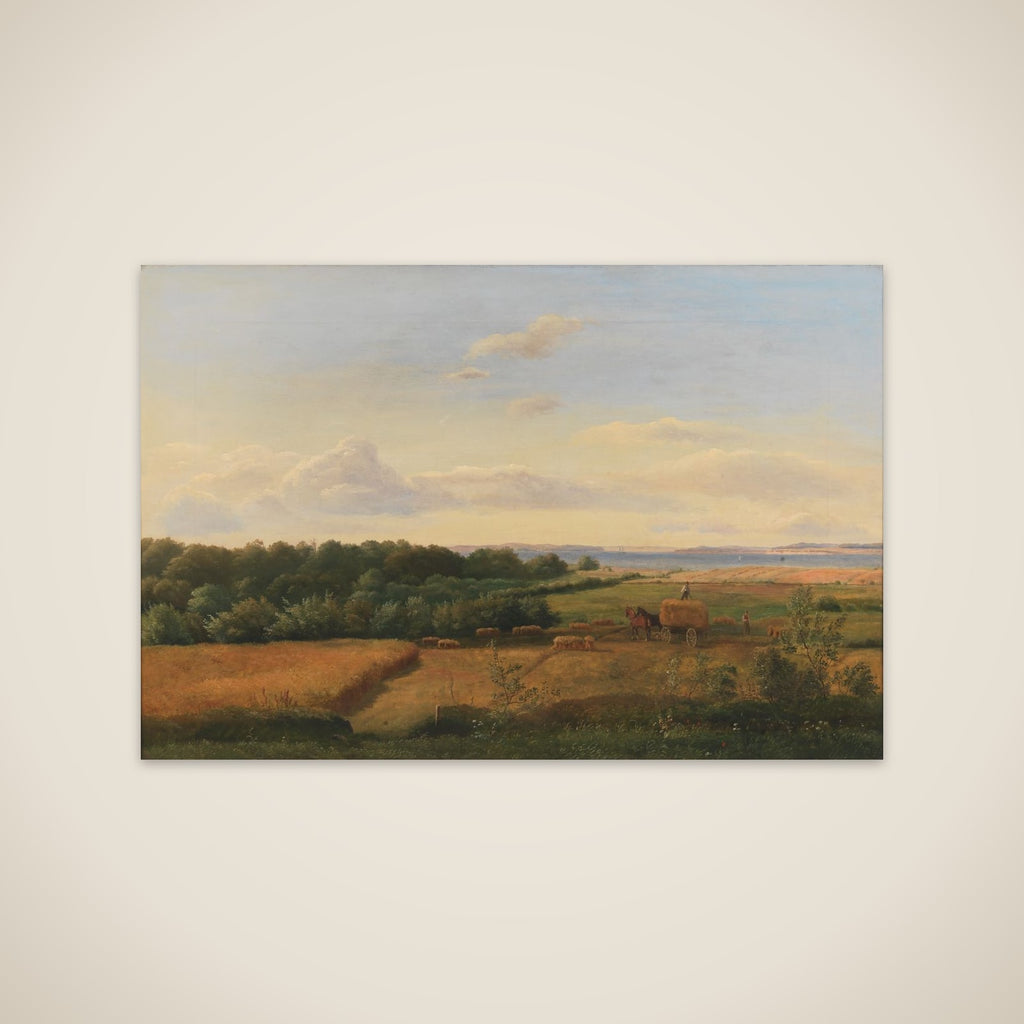 Høstlandskab med udsigt til Wedellsborghoved unframed print