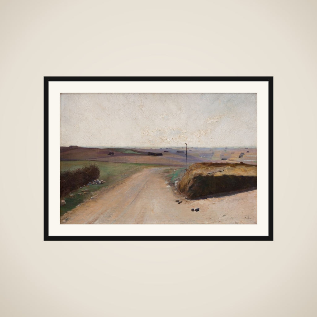Landskab fra Mors framed