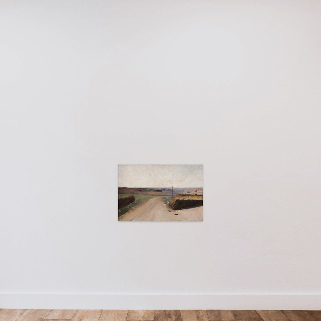 Landskab fra Mors unframed — shown to scale