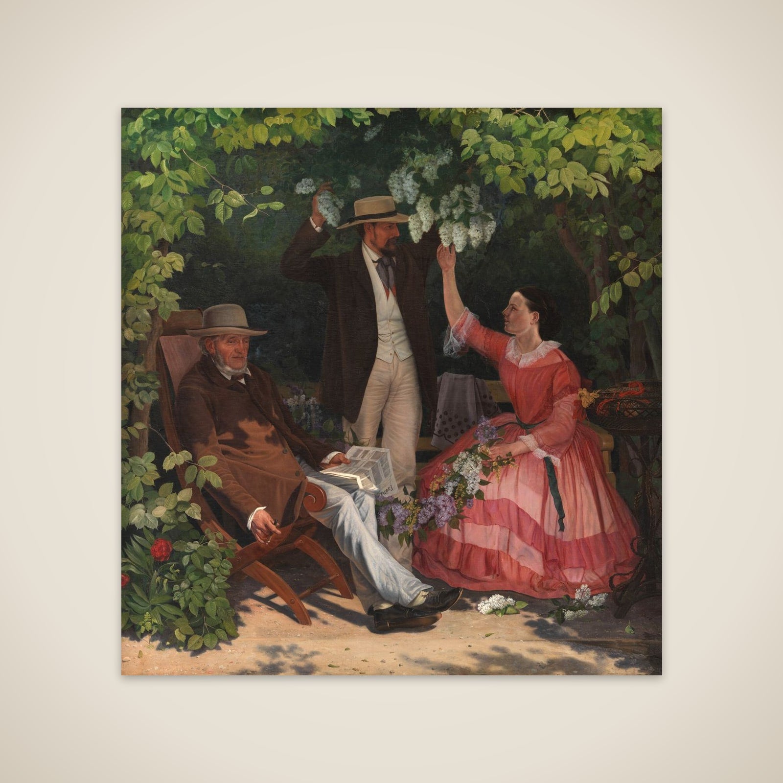 I lysthuset unframed print
