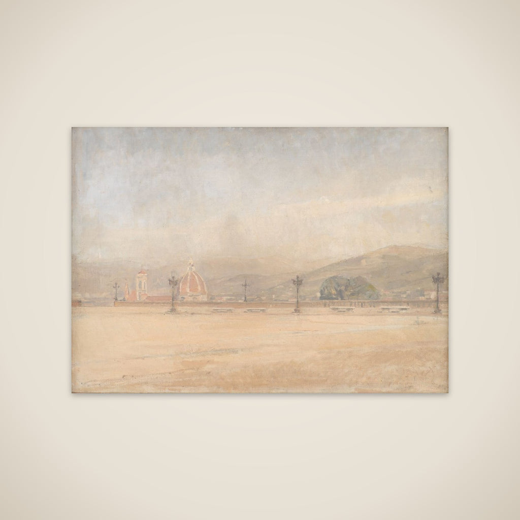 Piazzale Michelangelo ved Florens unframed print