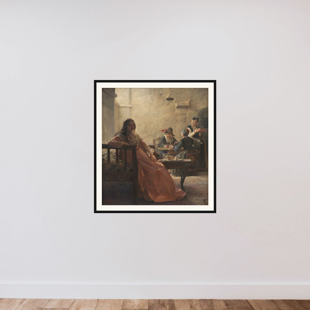 Leonora Christina i fængslet framed — shown to scale
