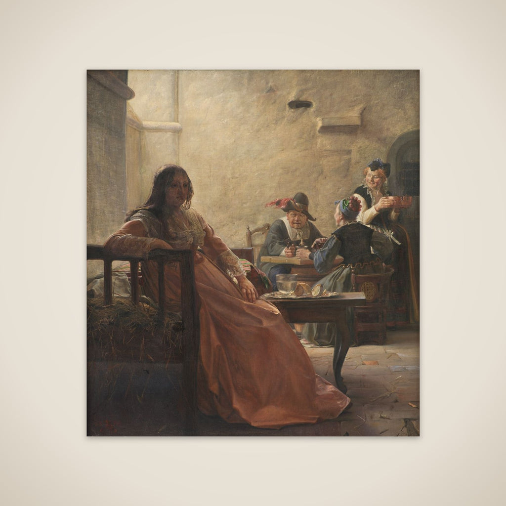 Leonora Christina i fængslet unframed print