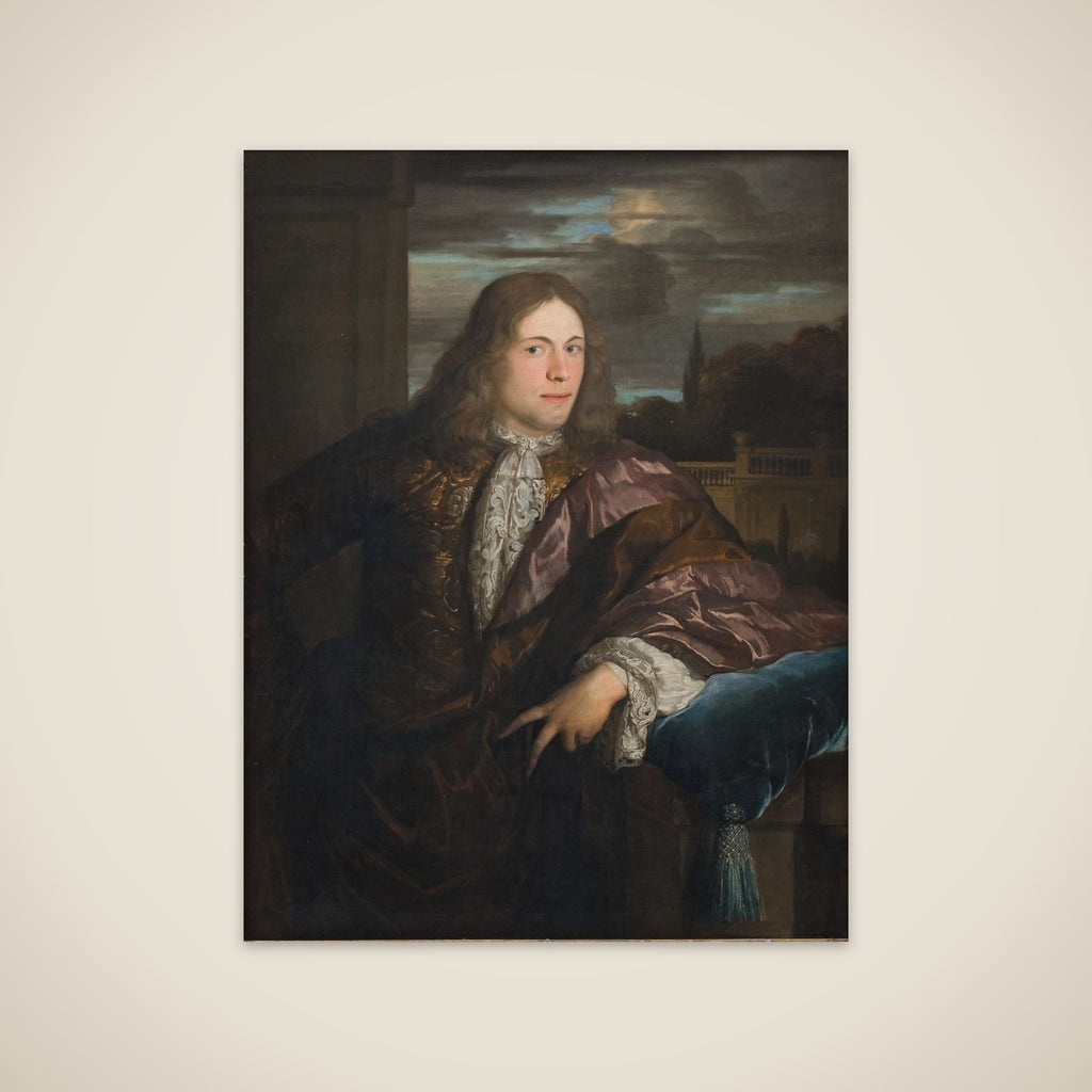 Portræt af en ung mand unframed print