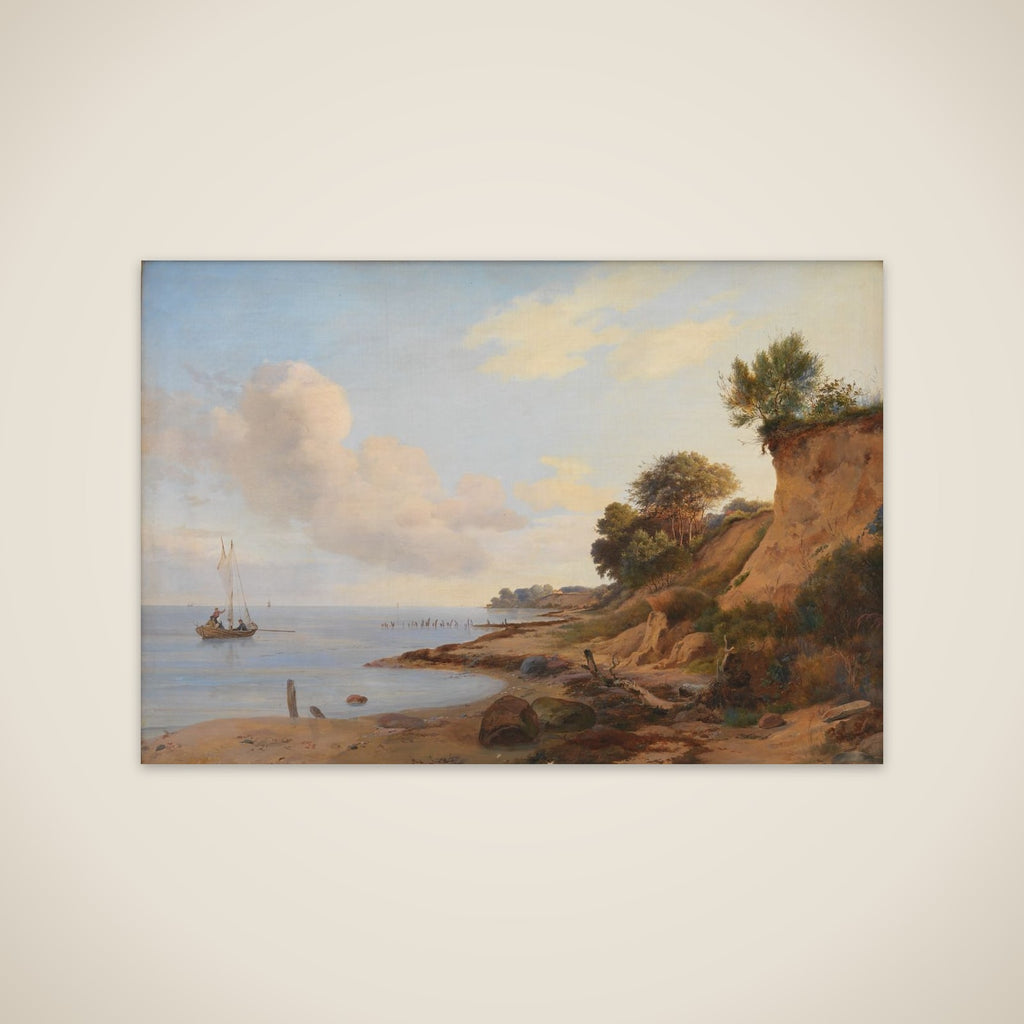 Strandparti i nærheden af Tårbæk unframed print
