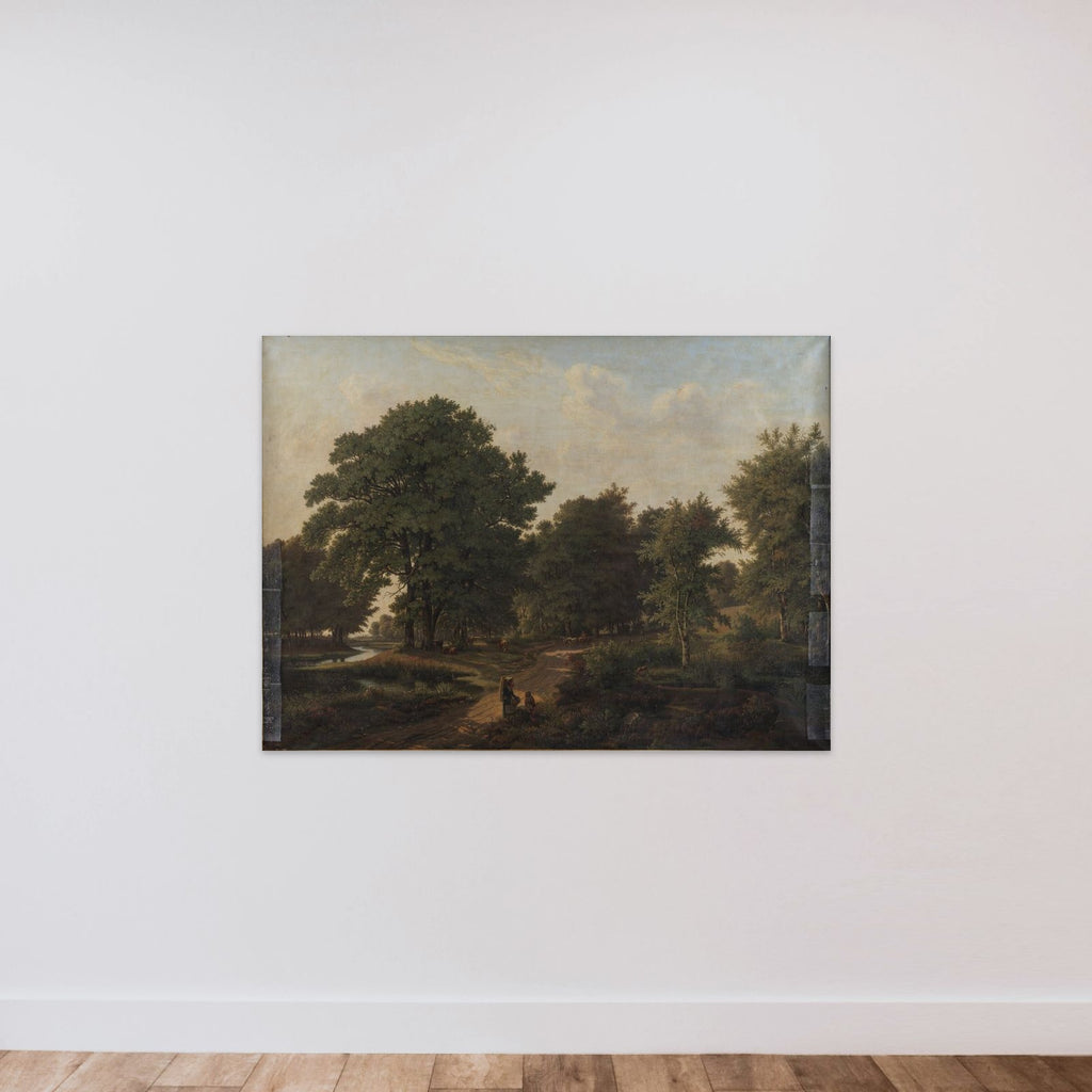 Skovparti på vejen mellem Helsingør og Hammermøllen unframed — shown to scale