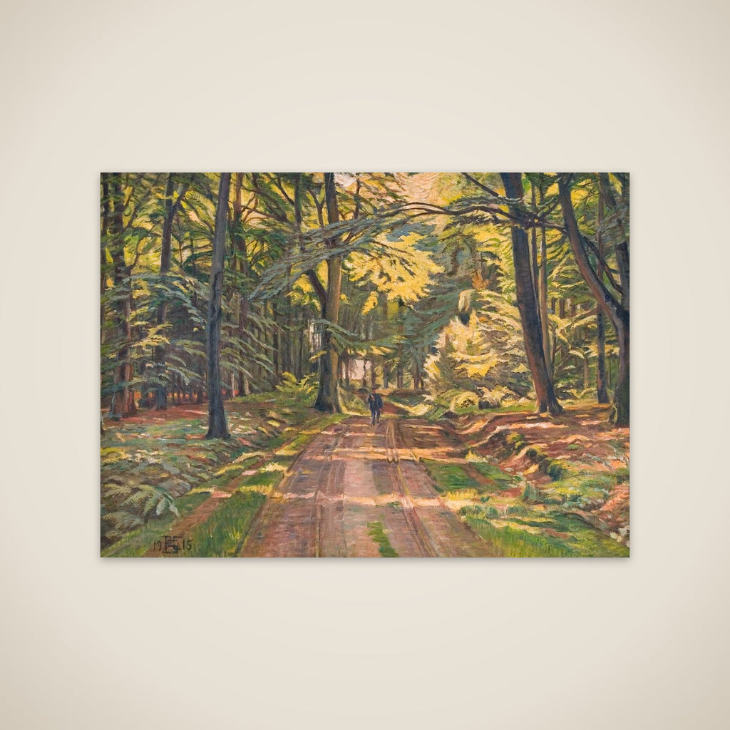 Skovvej ved Dyrnæs unframed print