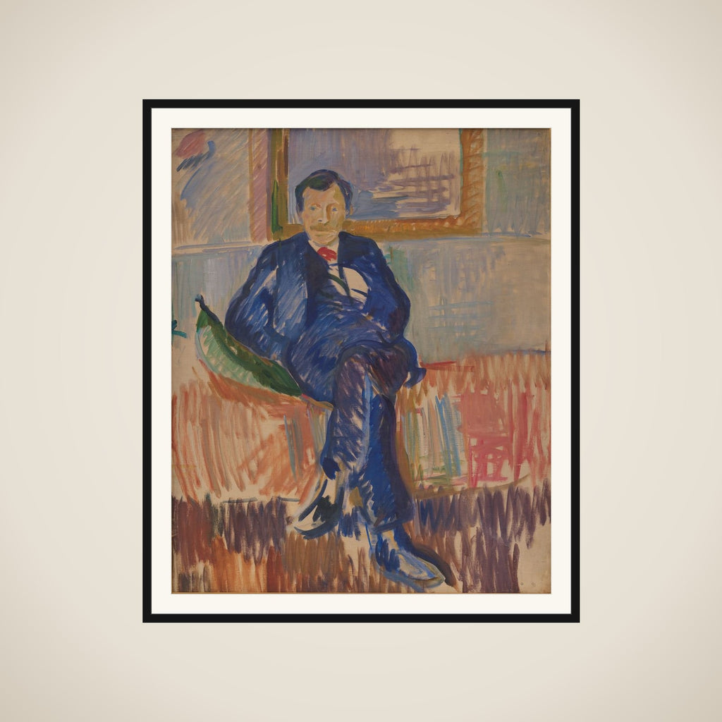 Portræt af maleren Karl Schou framed