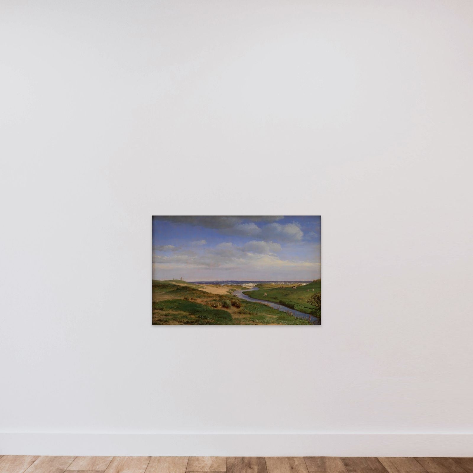 Parti af Sjællands nordkyst ved Dronningmølle unframed — shown to scale