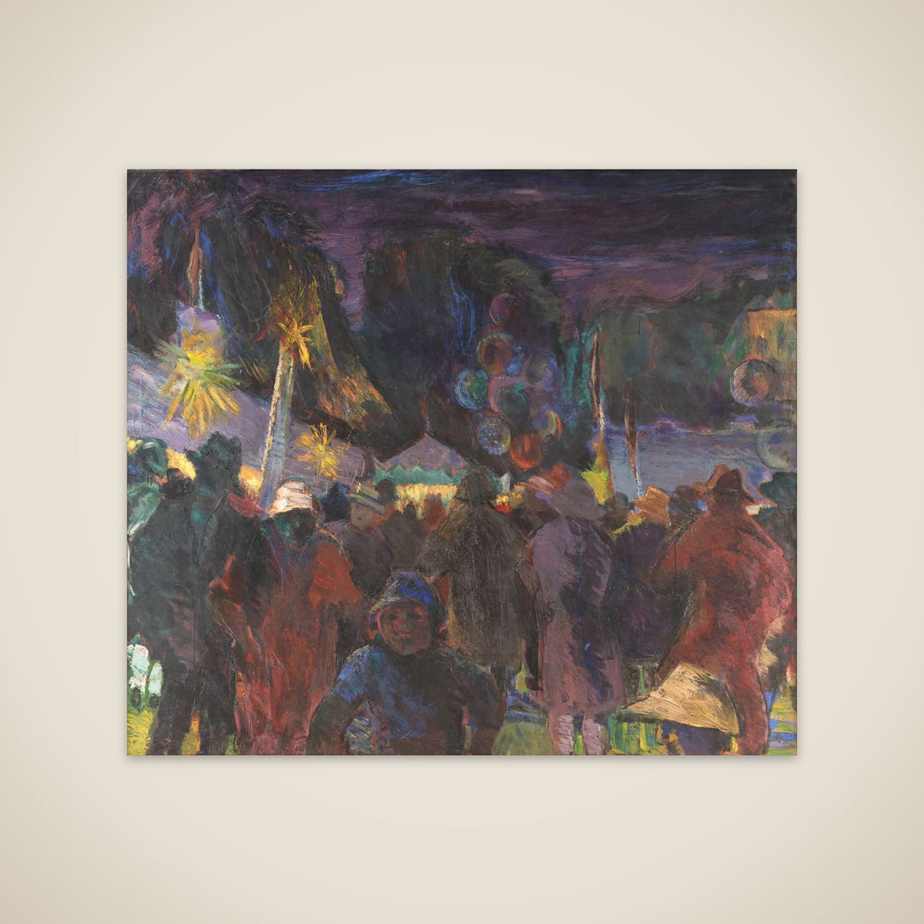 Aften på Dyrehavsbakken unframed print