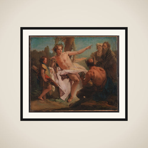 Apollon og Marsyas framed