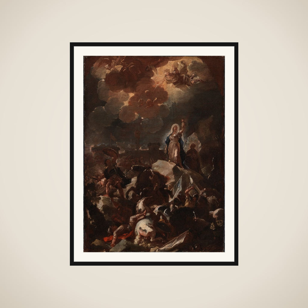 Judith med Holofernes' hoved framed