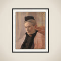 Frederikke von Scholten, F. Arendrup, kunstnerens svigermoder framed