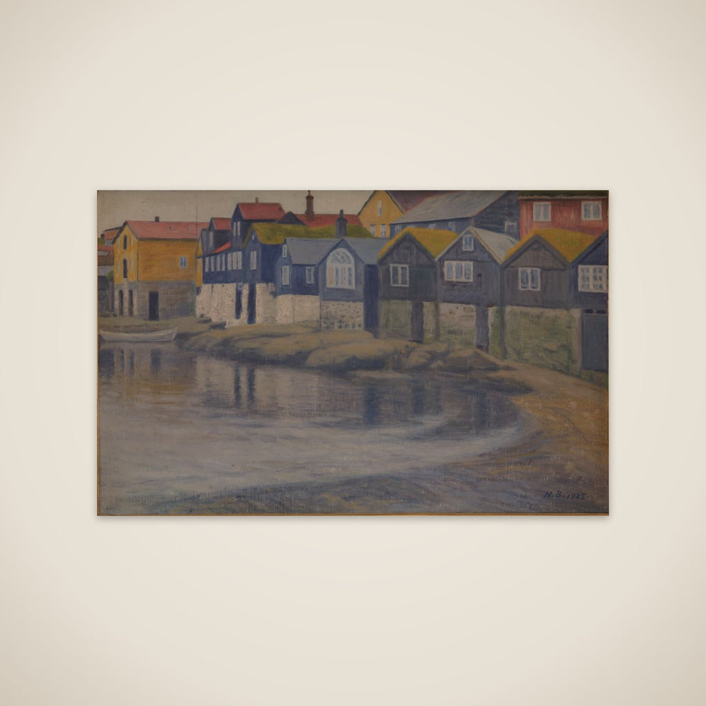 Gamle huse i Thorshavn unframed print