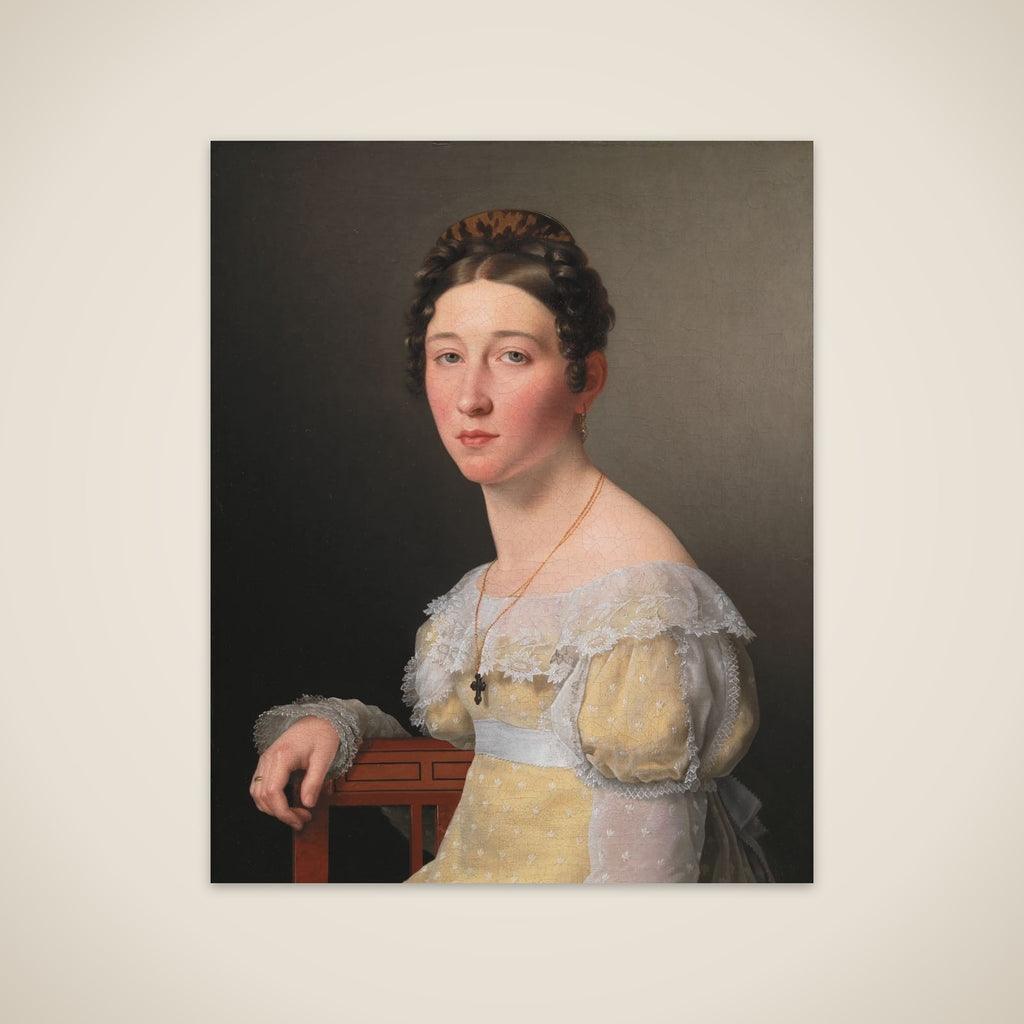 Emilie Henriette Massmann, gift 1824 med kammerjunker Frederik Wilhelm Caspar von Benzon unframed print