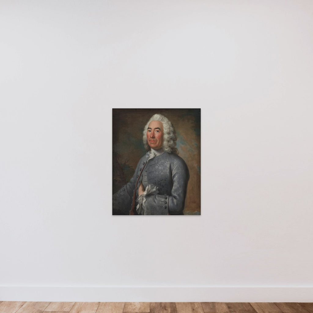 Portræt af en ældre herre unframed — shown to scale