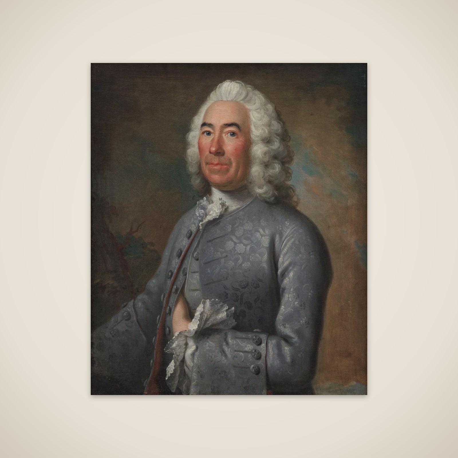 Portræt af en ældre herre unframed print